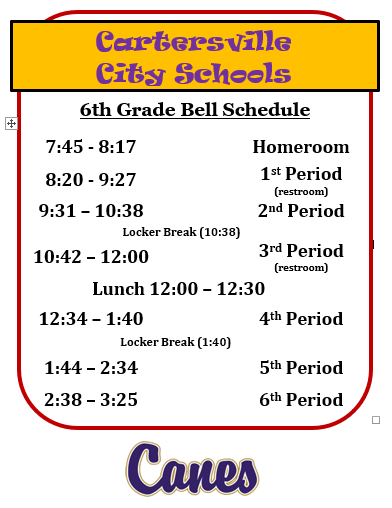 Bell Schedule 